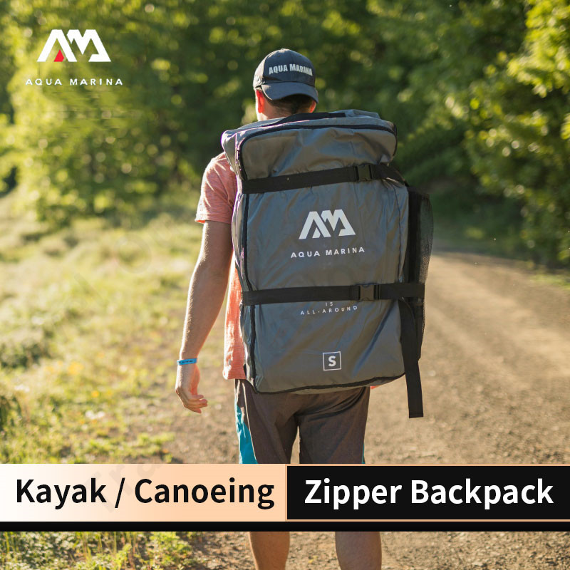 Paddle Board Backpack - AQUA MARINA Kajak/Kanu Reißverschluss-Rucksack S/M Wassersport-Zubehör