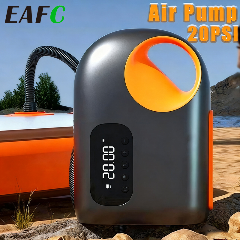 Paddle Board Electric Pump 20Psi - 20 PSI tragbare Luftpumpe, aufblasbare Sup-Pumpe,