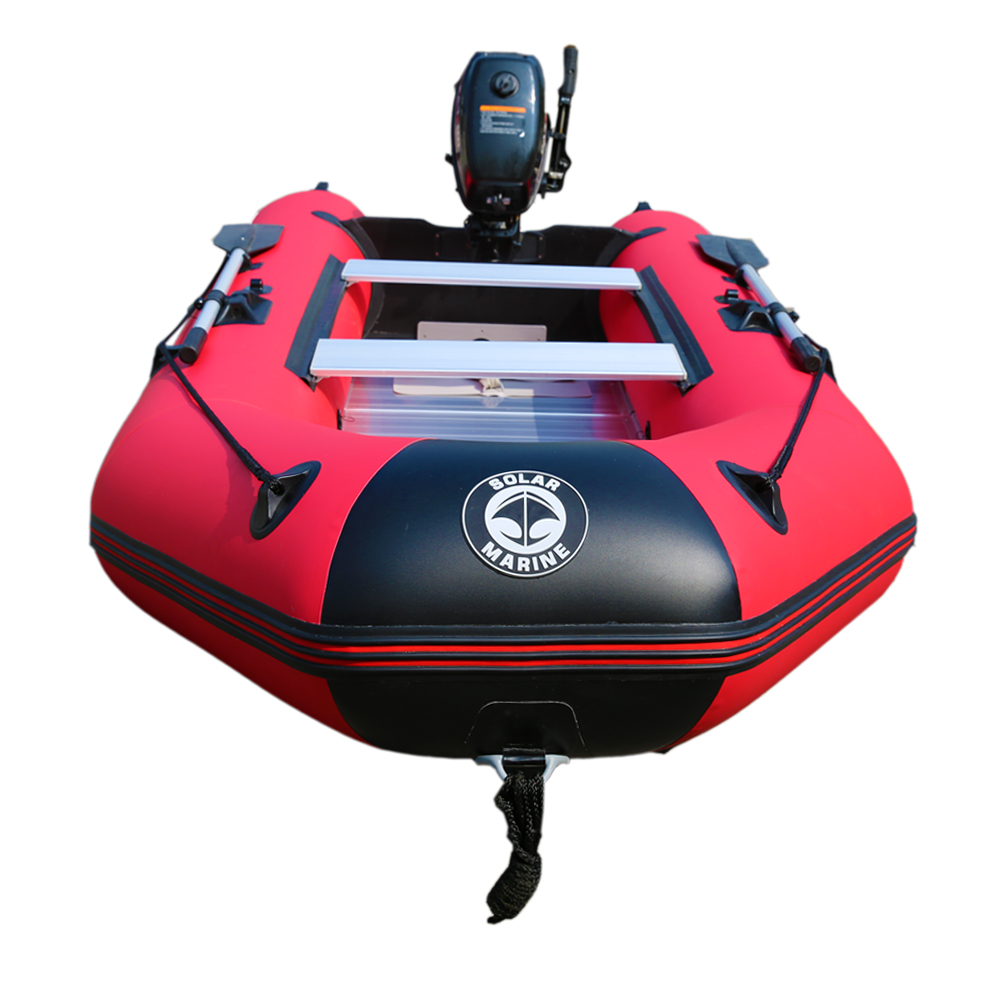Inflatable Boat 4 Person - Solarmarine 3 m 4-Personen-PVC-aufblasbares Angeln-Angriffsboot mit