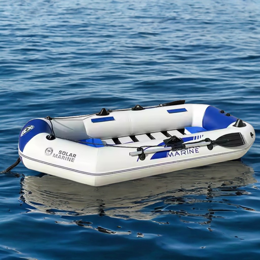 Inflatable Boat 4 Person - Aufblasbares FIhsing-Kajak für den Lake Sea