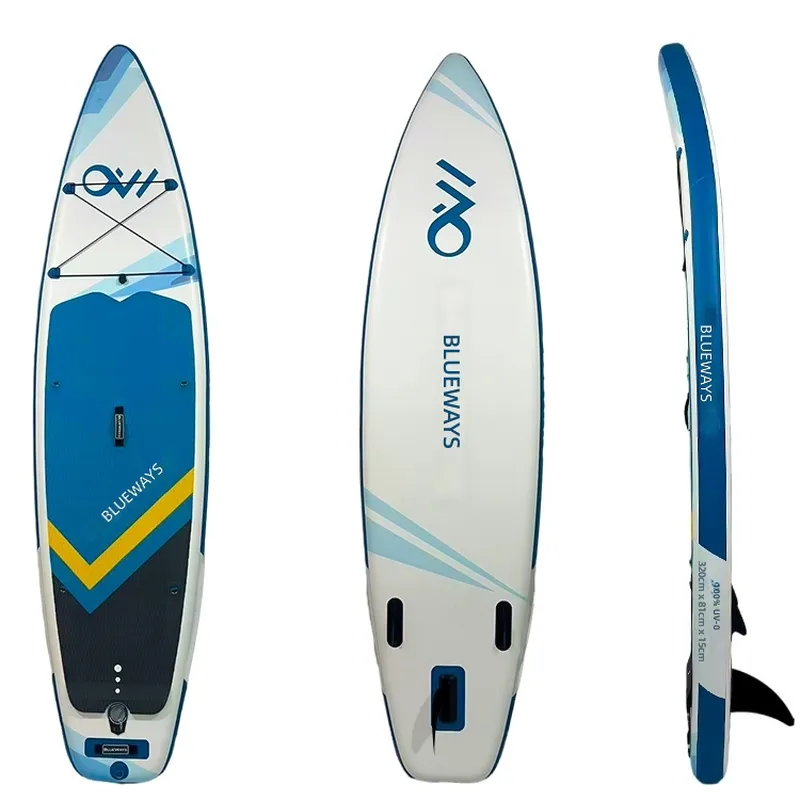 Sup Board 11Ft Inflatable - Neues Design 11ft 335cm Aufblasbares Stand-up-Paddleboard