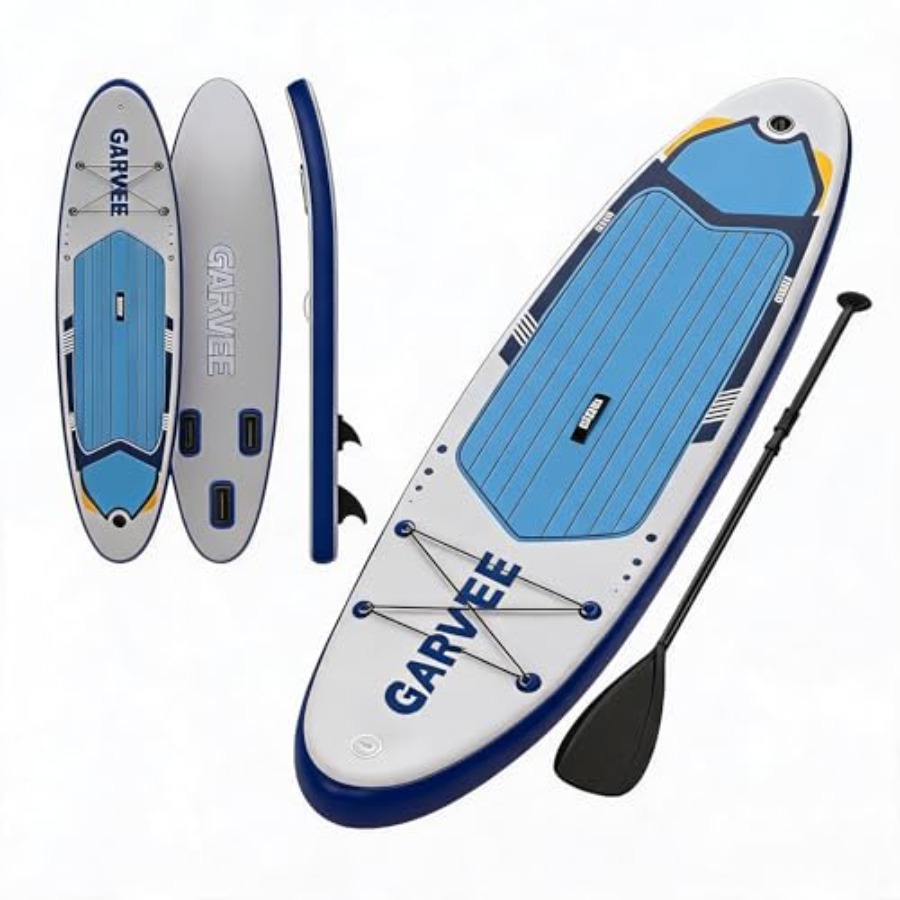 Inflatable Paddle Board 10.6Ft - Aufblasbares Stand-Up-Paddleboard für Wassersport im Freien,