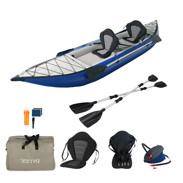 Kayak Inflatable 2 Person - Aufblasbares Tandem-Kajak, für 2 Personen, aus
