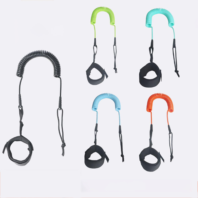 Paddle Board Leash Coiled - Premium 5mm Coil SUP Leash Paddleboard