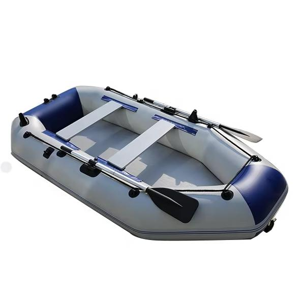 Inflatable Boat 4 Person - 3-4 Personen Schlauchboot mit Holzboden und