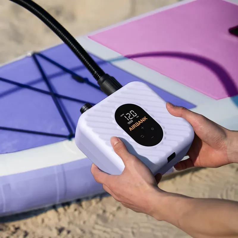 Paddle Board Electric Pump 20Psi - Elektrische Paddelbrettpumpe, tragbar, 20 PSI, wiederaufladbare