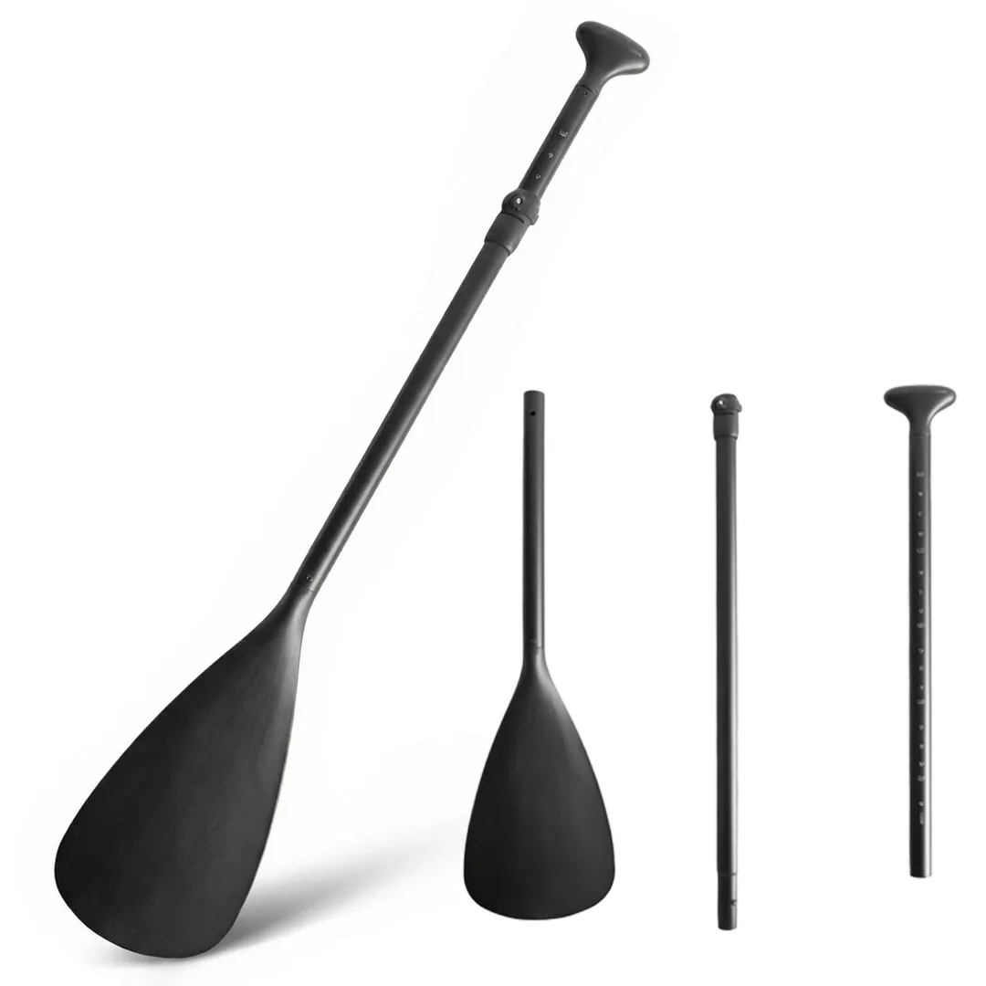 Sup Paddle Carbon Fiber - 3-teiliges, verstellbares Aluminium-SUP-Paddel, schwimmfähiges Stand-Up-Paddle-Board-Paddel mit