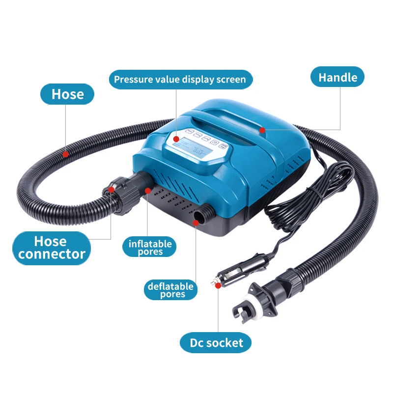 2026 Heiß begehrter tragbarer  – Paddle Board Electric Pump 20Psi Bewertung und Preis