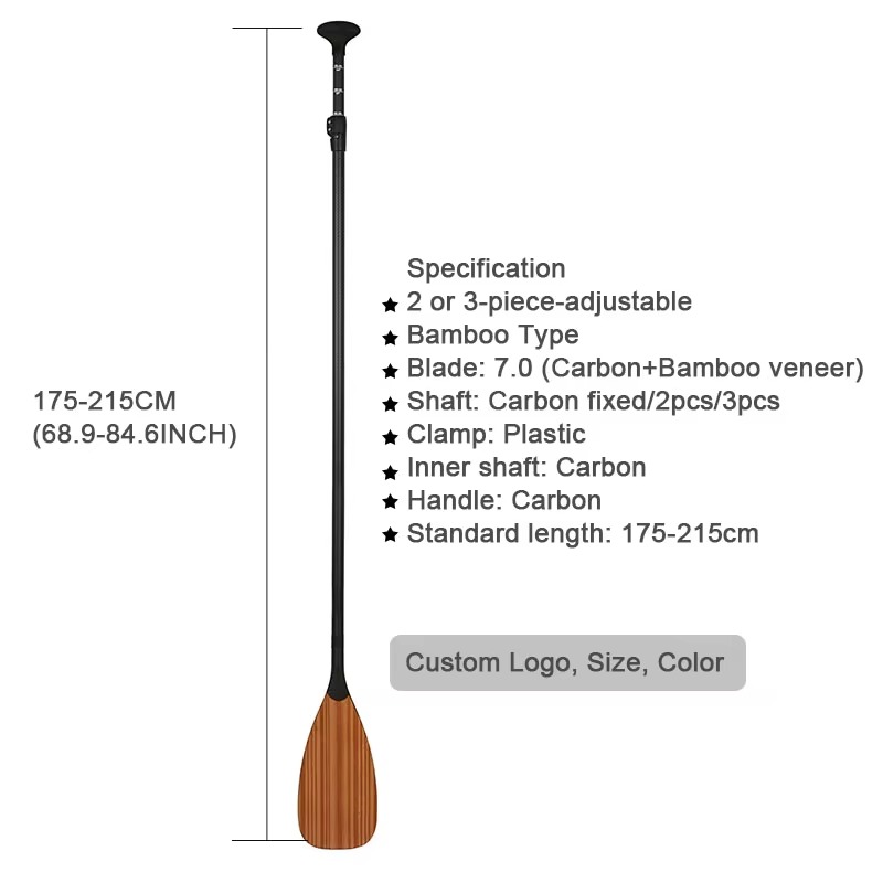 1, 2, 3-teiliges Paddel aus Ca – Sup Paddle Carbon Fiber Bewertung und Preis