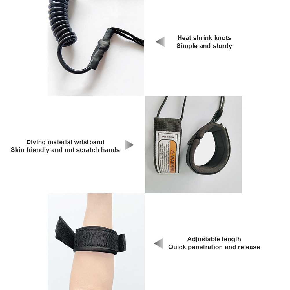 Premium Spiralförmige Bodyboar – Paddle Board Leash Coiled Bewertung und Preis