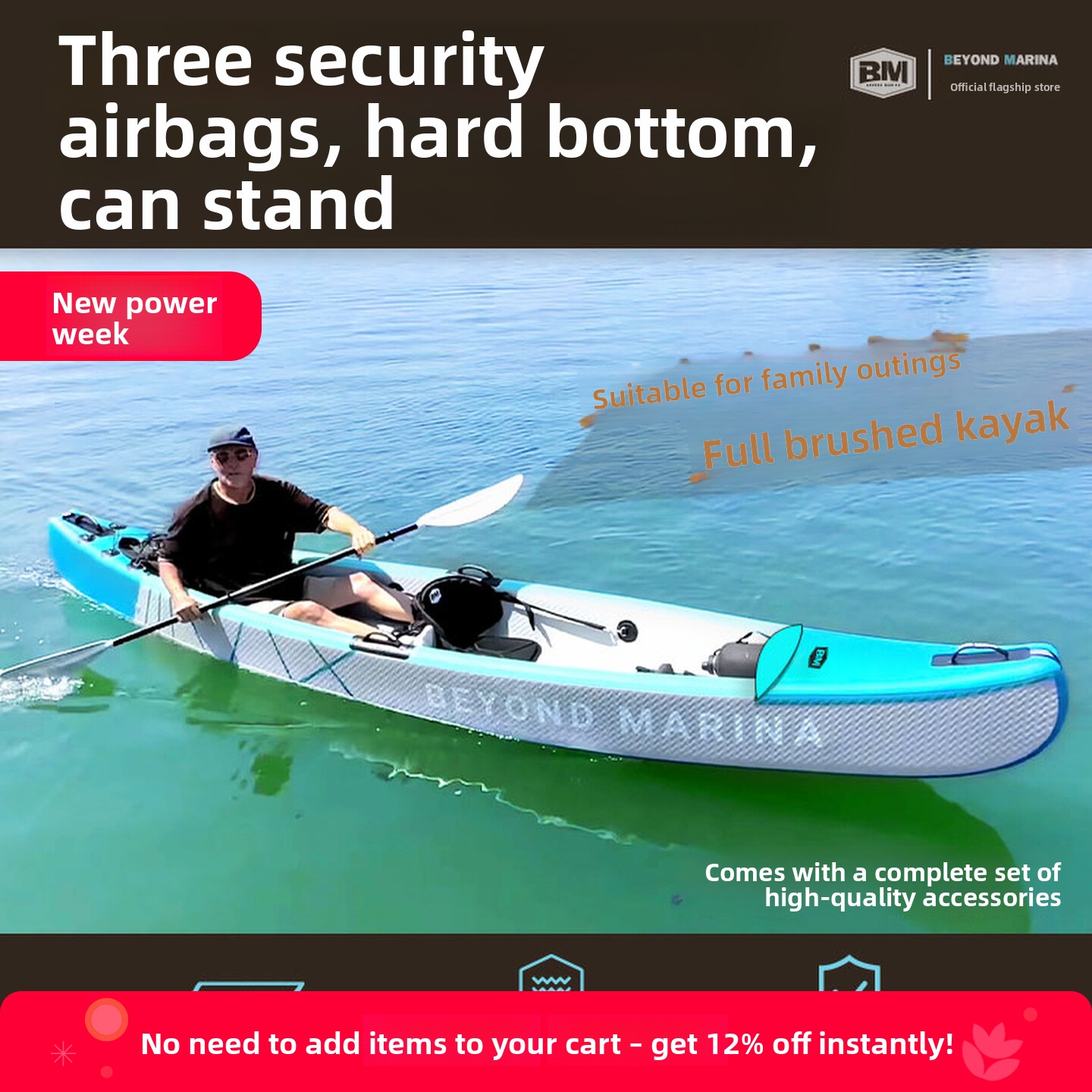 Tragbares Aufblasbares Kajak f – Inflatable Kayak 3 Person Bewertung und Preis