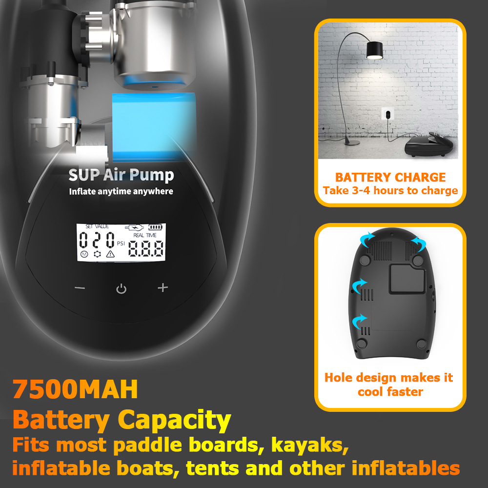 Outdoor Einfach zu Bedienende  – Paddle Board Electric Pump 20Psi Bewertung und Preis