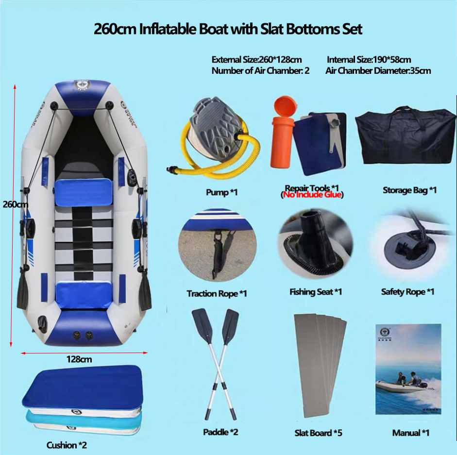 PVC Schlauchboot 3-Schicht Auf – Inflatable Kayak 3 Person Bewertung und Preis