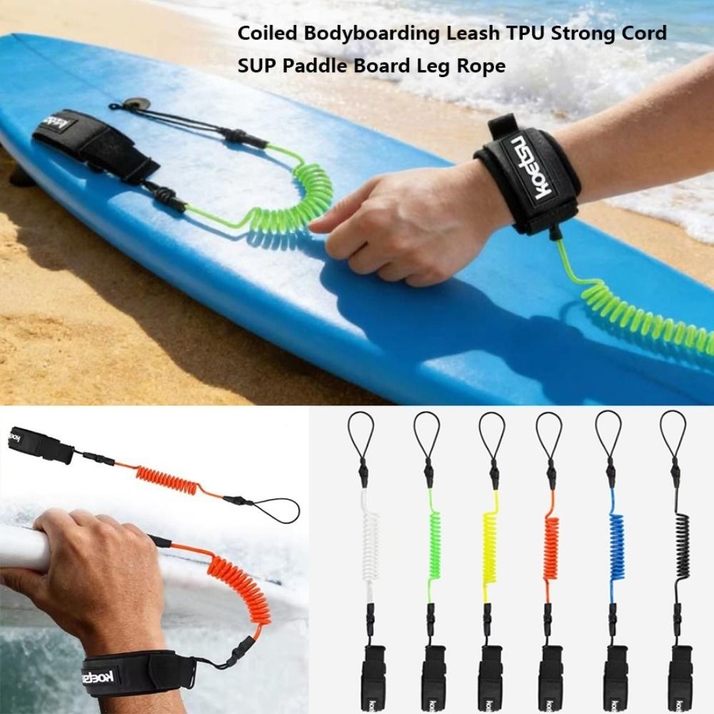 Neue elastische, dehnbare Body – Paddle Board Leash Coiled Bewertung und Preis