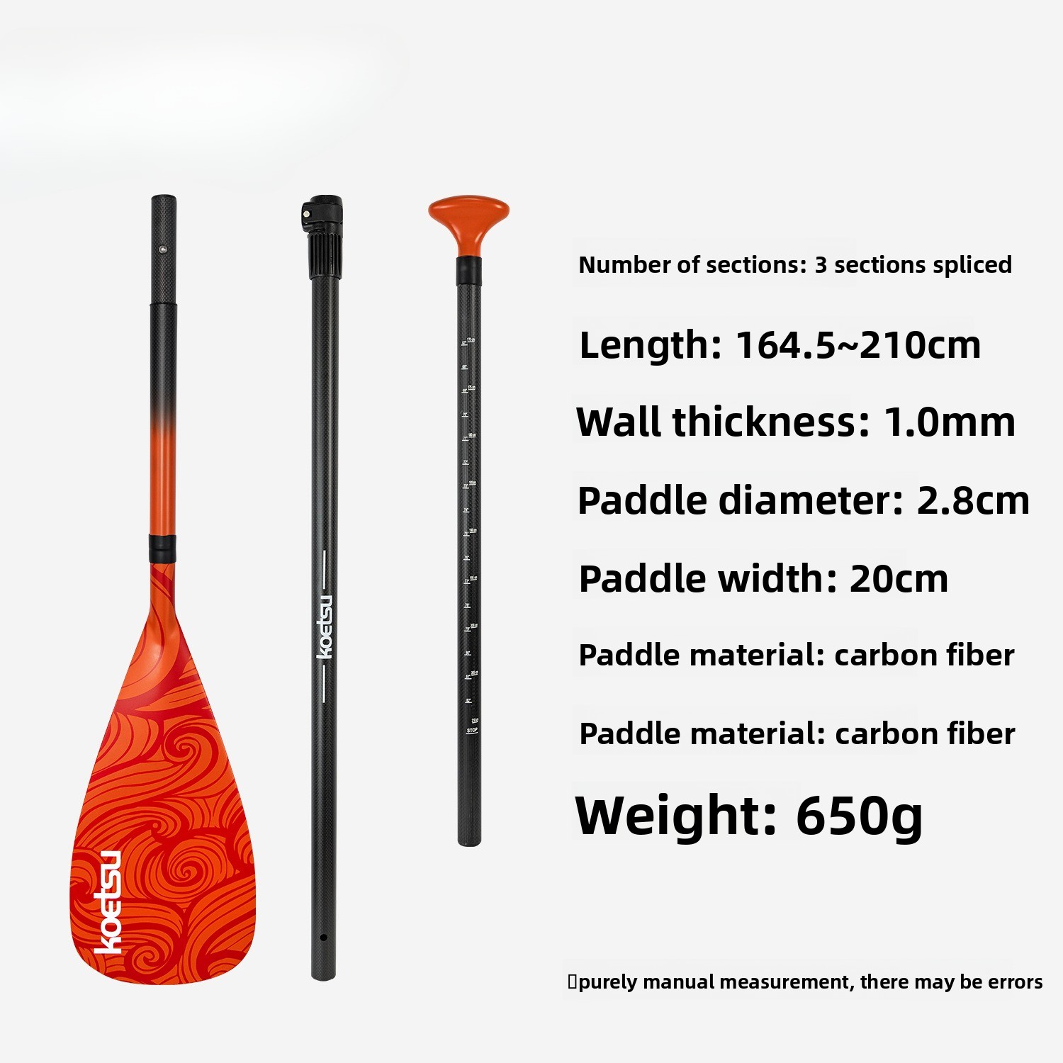 Vollcarbon-Paddel Farbe KZ Dre – Sup Paddle Carbon Fiber Bewertung und Preis