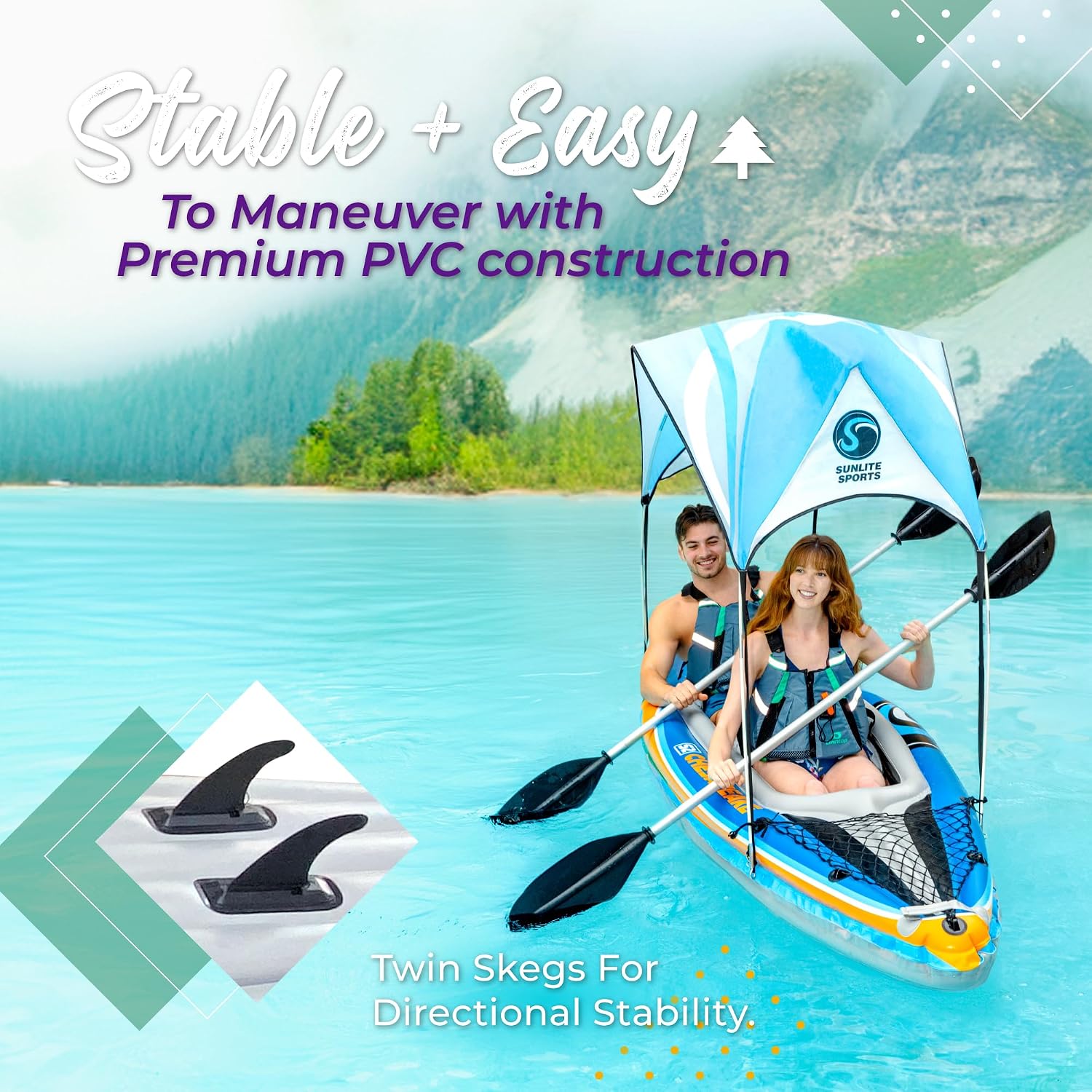 Aufblasbares Kajak für 2 Perso – Kayak Inflatable 2 Person Bewertung und Preis