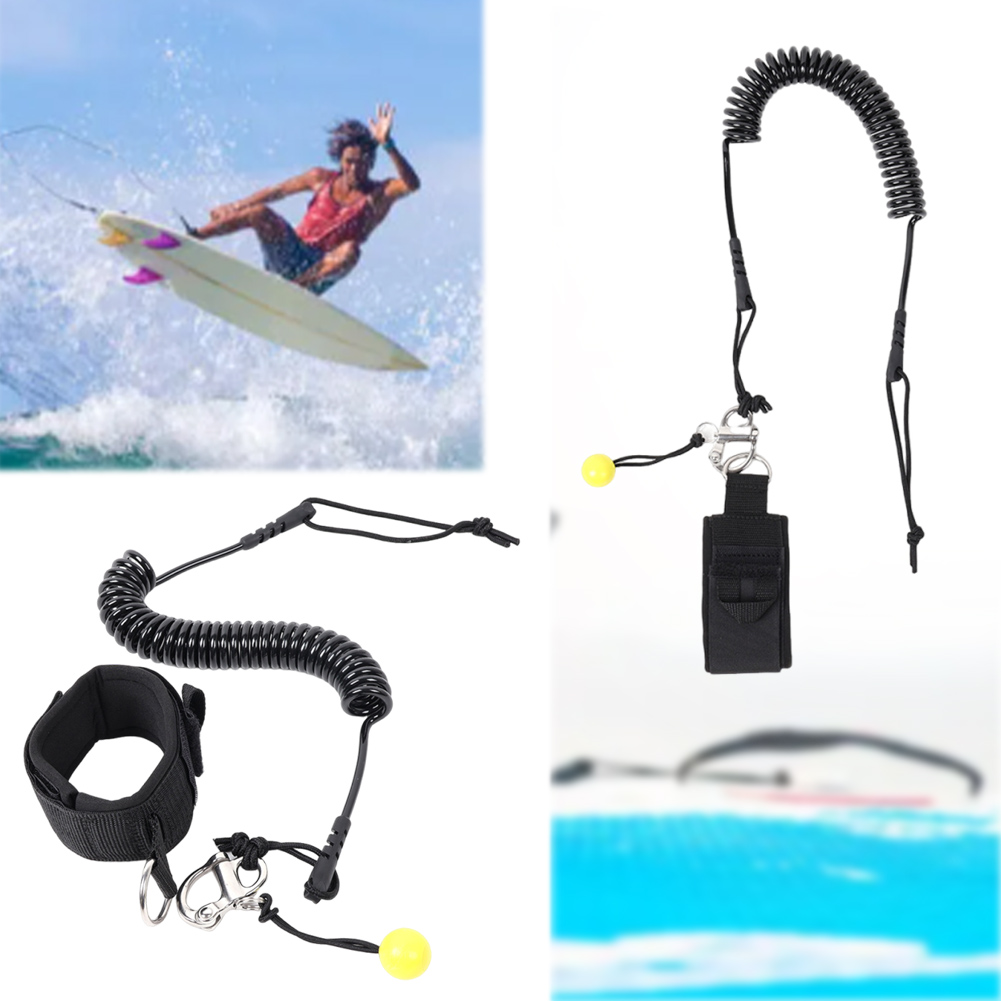 Surfbrett-Fußseil, Verstellbar – Paddle Board Leash Coiled Bewertung und Preis