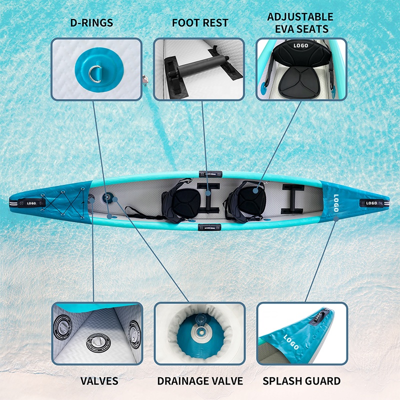 Drop-Stitch-Kajak, aufblasbare – Inflatable Kayak 3 Person Bewertung und Preis