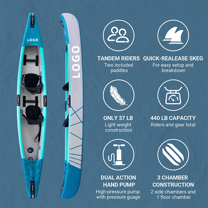 Drop-Stitch-Kajak, aufblasbare – Inflatable Kayak 3 Person Bewertung und Preis