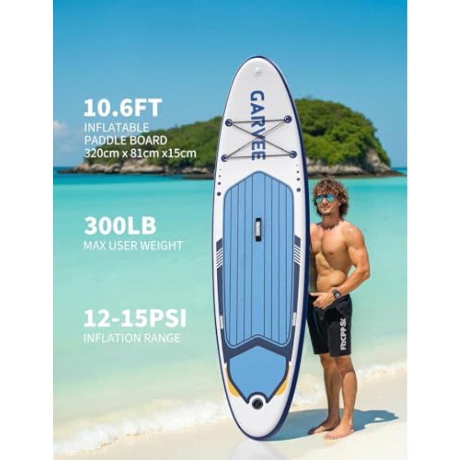Aufblasbares Stand-Up-Paddlebo – Inflatable Paddle Board 10.6Ft Bewertung und Preis