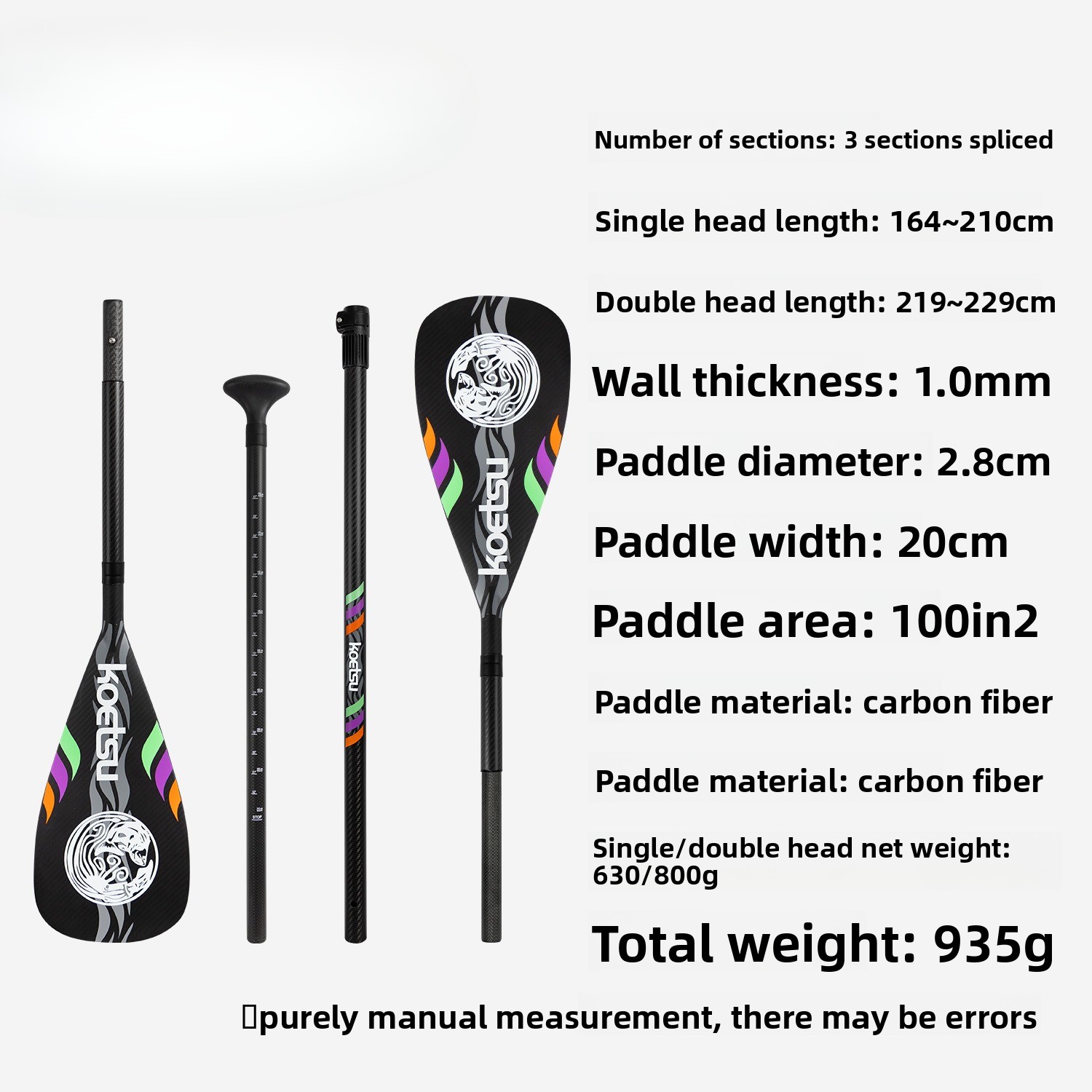 Einzel- und Doppelkopf Vollcar – Sup Paddle Carbon Fiber Bewertung und Preis