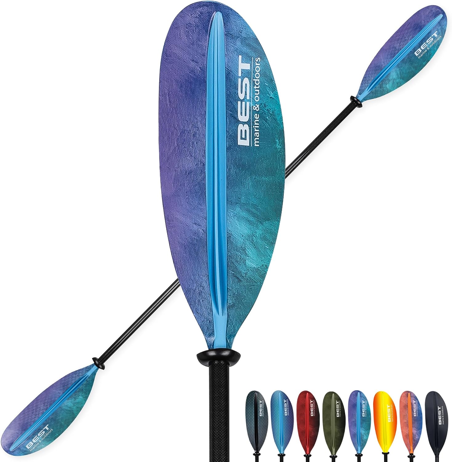 Carbon-Kajak-Paddel, 2-teilig, – Kayak Paddle Carbon 2 Piece Bewertung und Preis