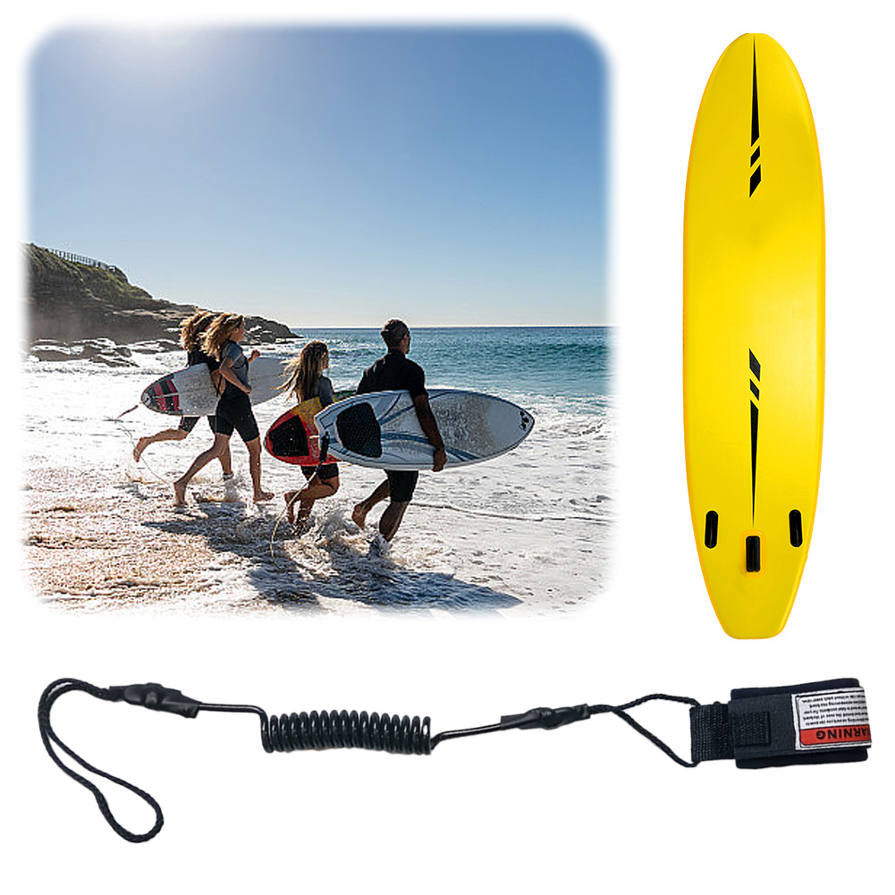 Gewickelte Bodyboard-Leash aus – Paddle Board Leash Coiled Bewertung und Preis