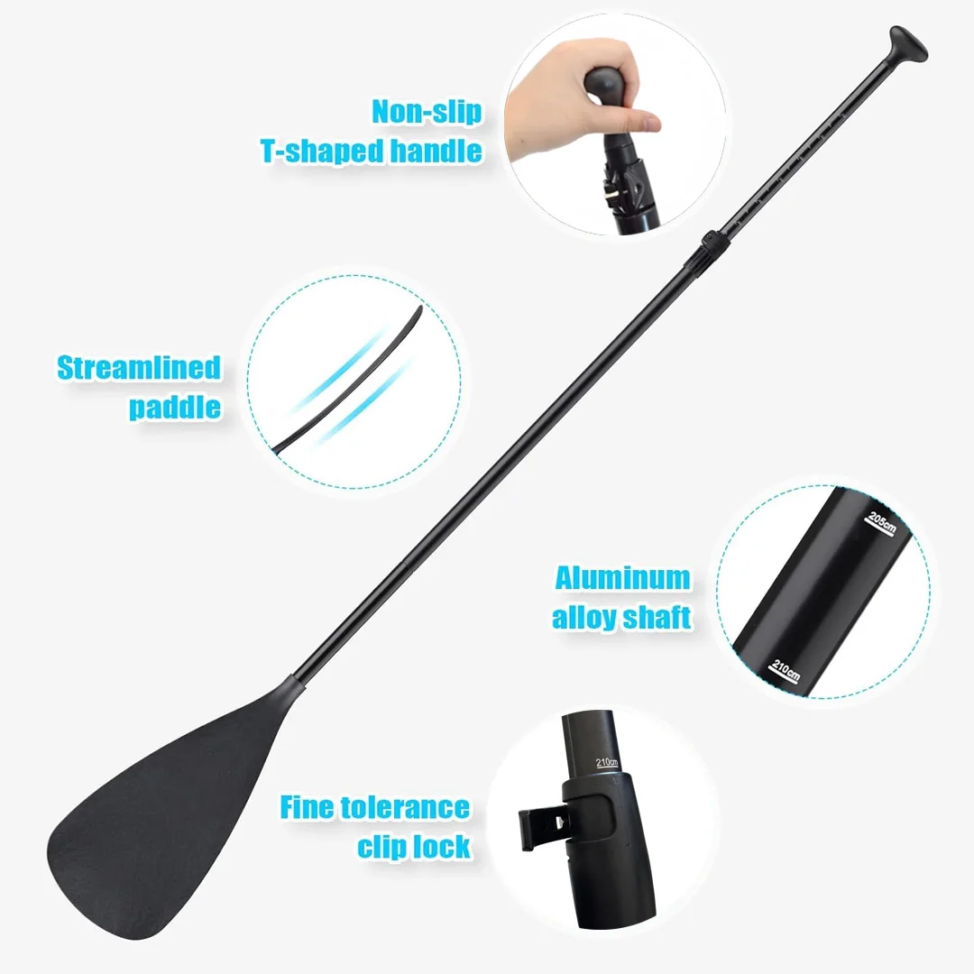 3-teiliges, verstellbares Alum – Sup Paddle Carbon Fiber Bewertung und Preis