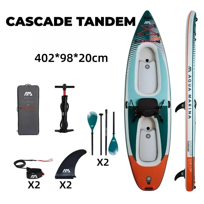 AQUA MARINA CASCADE TANDEM Auf – Kayak Inflatable 2 Person Bewertung und Preis